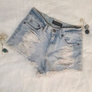 Aeropostle Distressed Jean Shorts